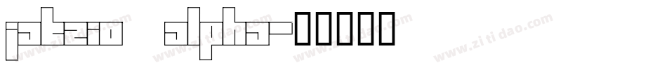 Jatzio alpha字体转换
